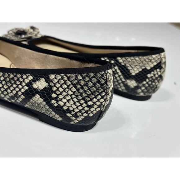 Circus by Sam Edelman Colleen Snake Print Skimmer Ballet Flats Size 6 EUC - Picture 11 of 14